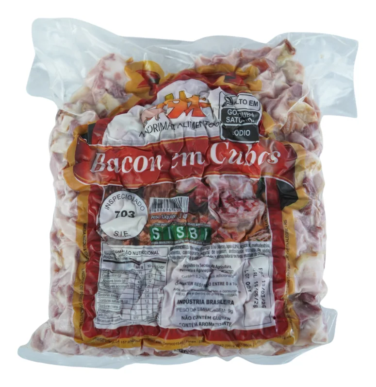 Bacon em cubos Andrimar 1 kg